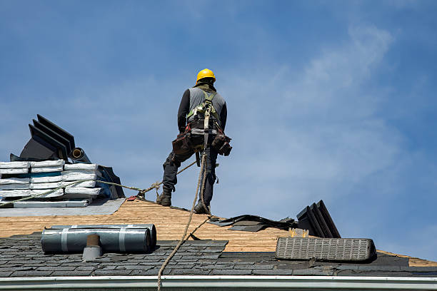 Professional Roof Replacement technician working in Garfield, MN